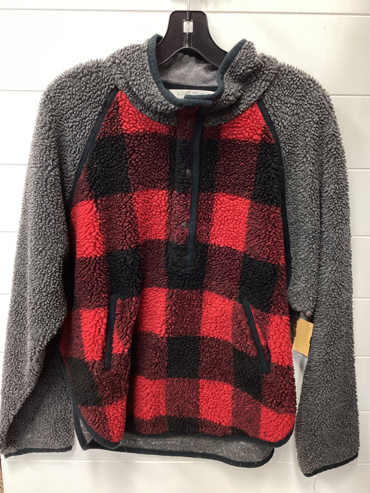Athletic Fleece By Woolrich In Black & Red, Size:L