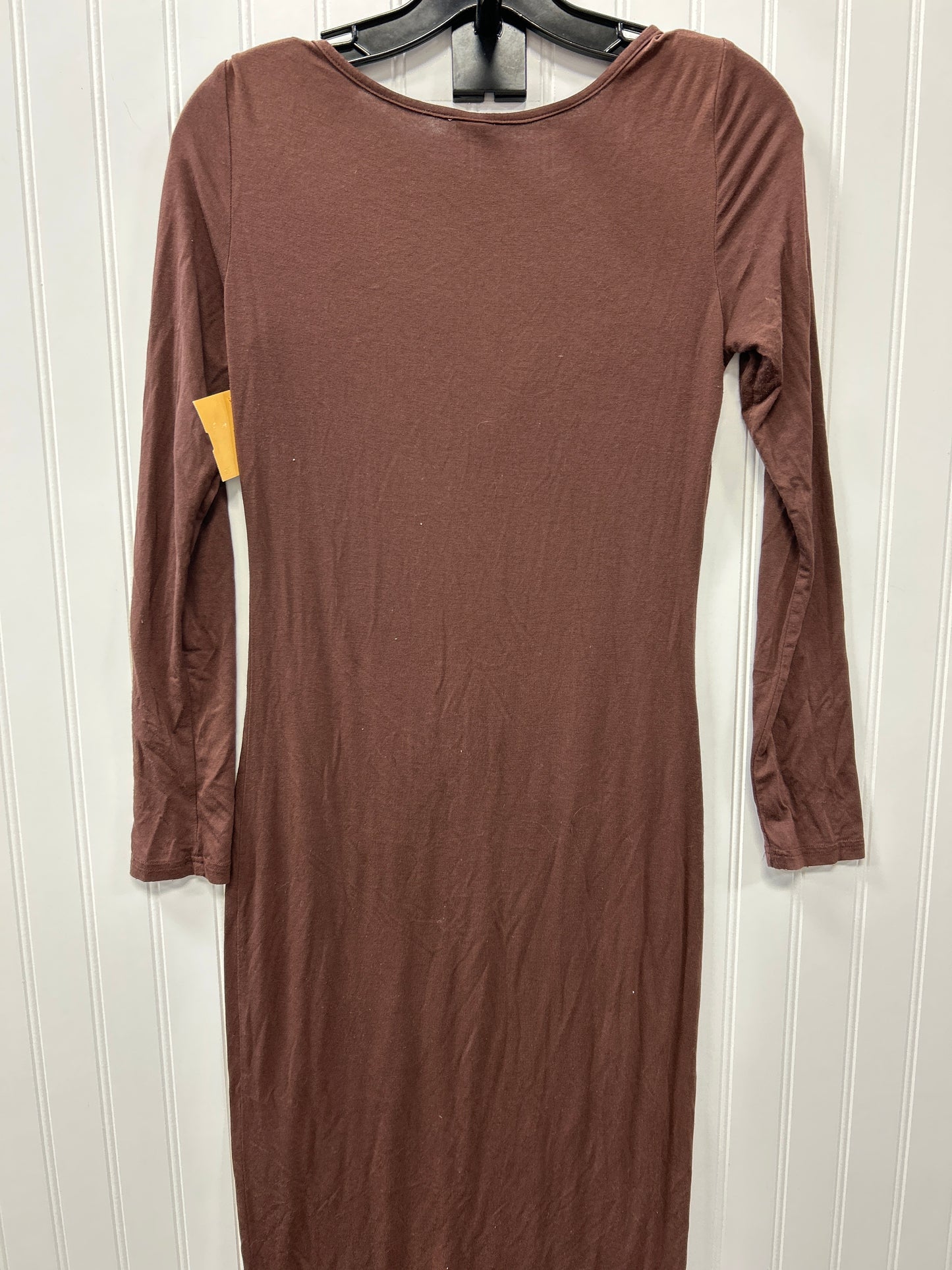 Dress Casual Maxi By H&M In Brown, Size:S