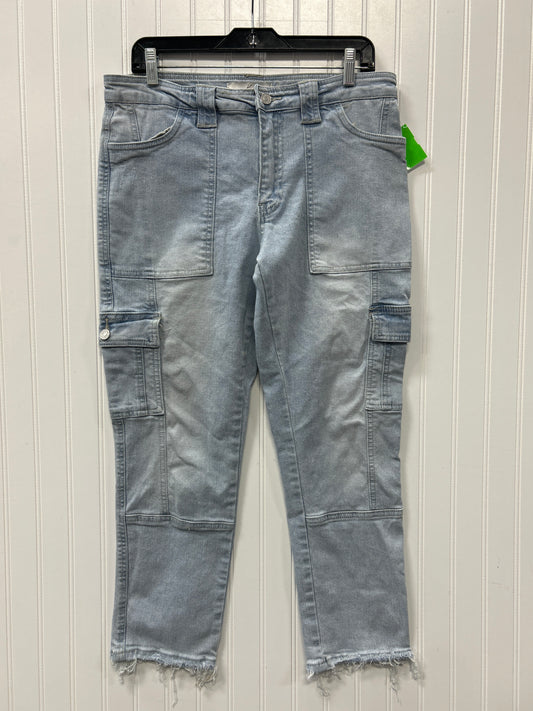 Jeans Straight By Kancan In Blue Denim, Size:6