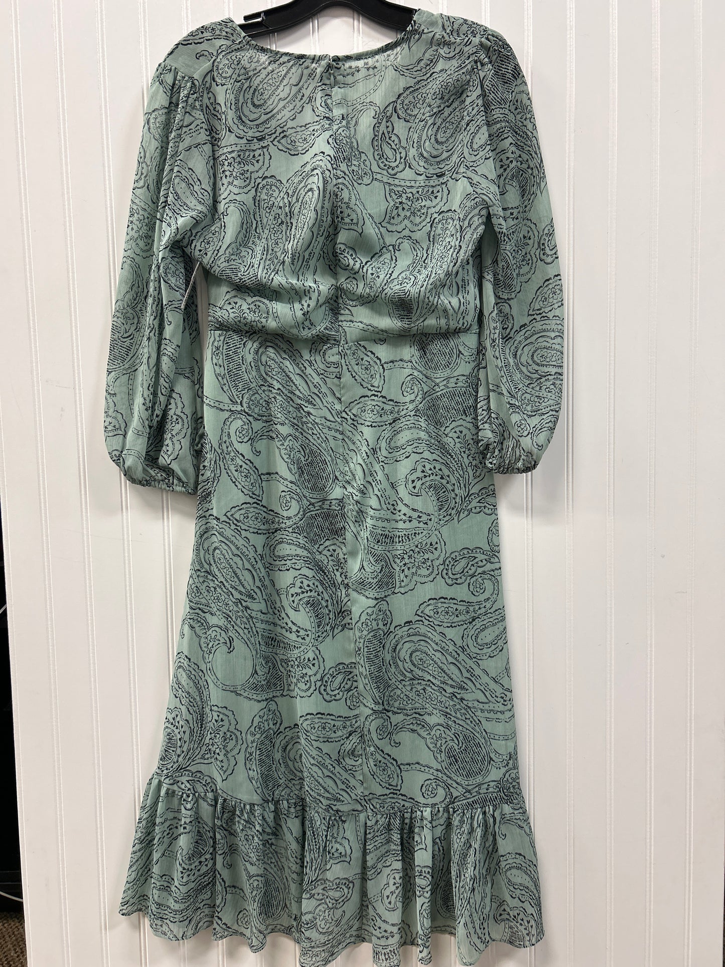 Dress Casual Maxi By Calvin Klein In Green, Size:6
