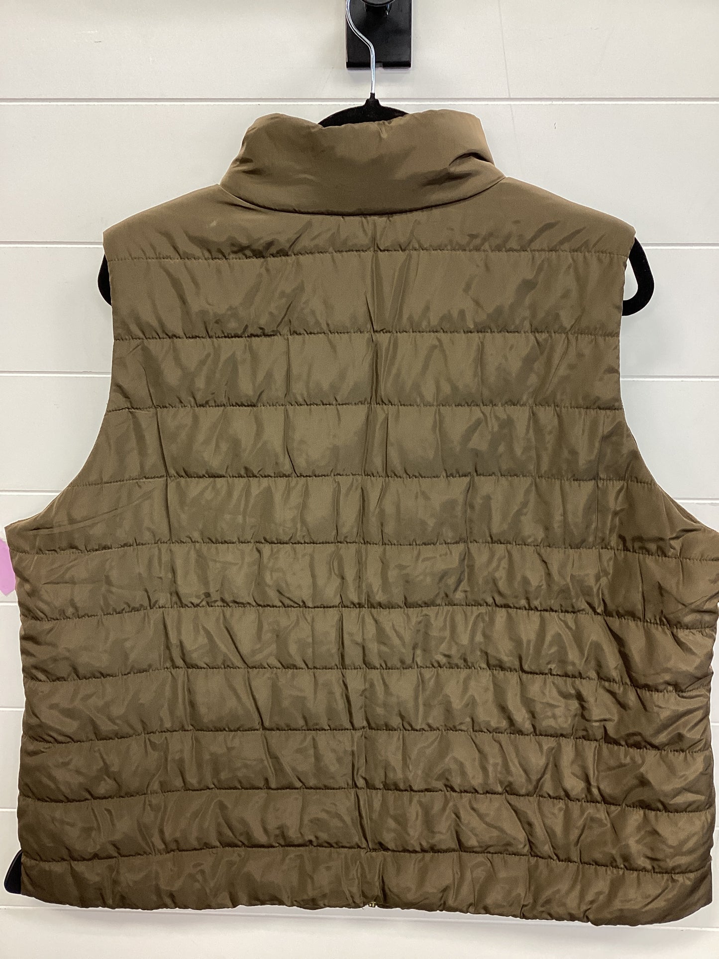 Vest Puffer & Quilted By Michael By Michael Kors In Green, Size:L