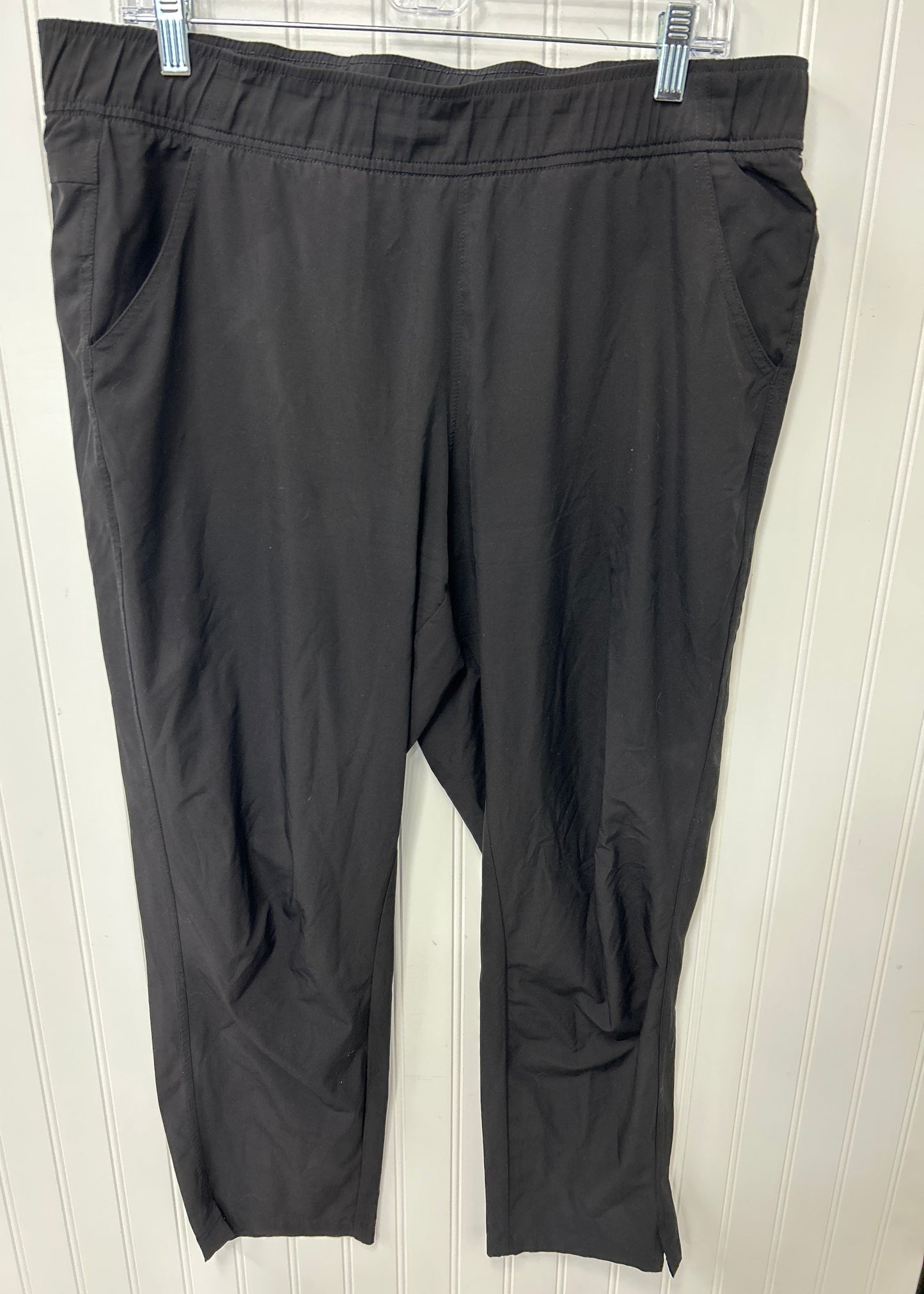 Athletic Pants By Eddie Bauer In Black, Size:L