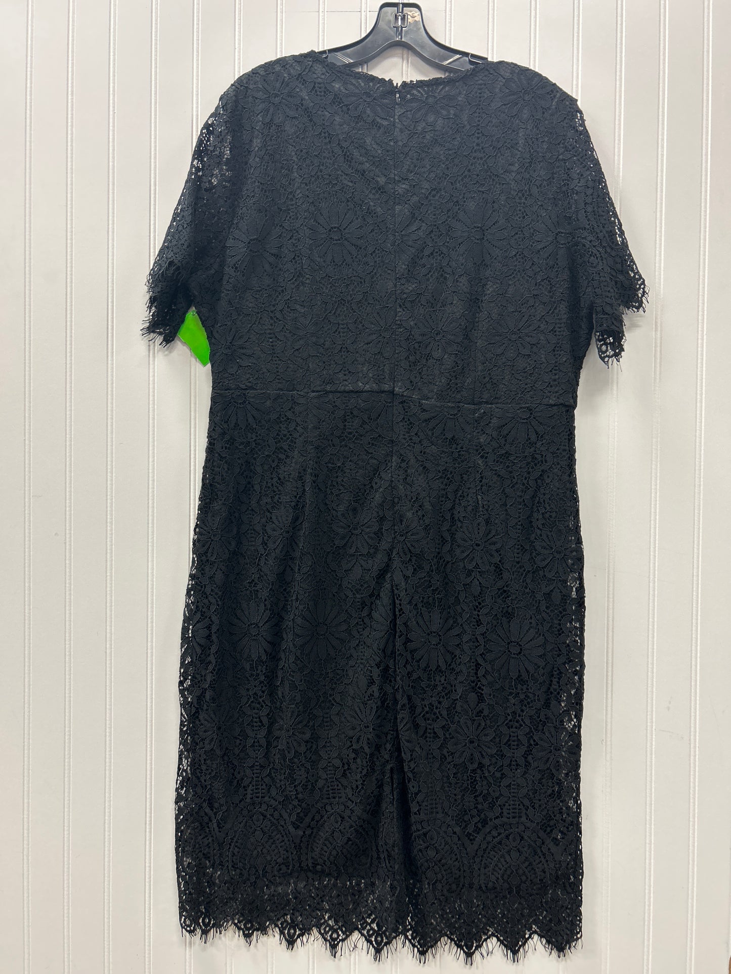Dress Casual Midi By Clothes Mentor In Black, Size:1X