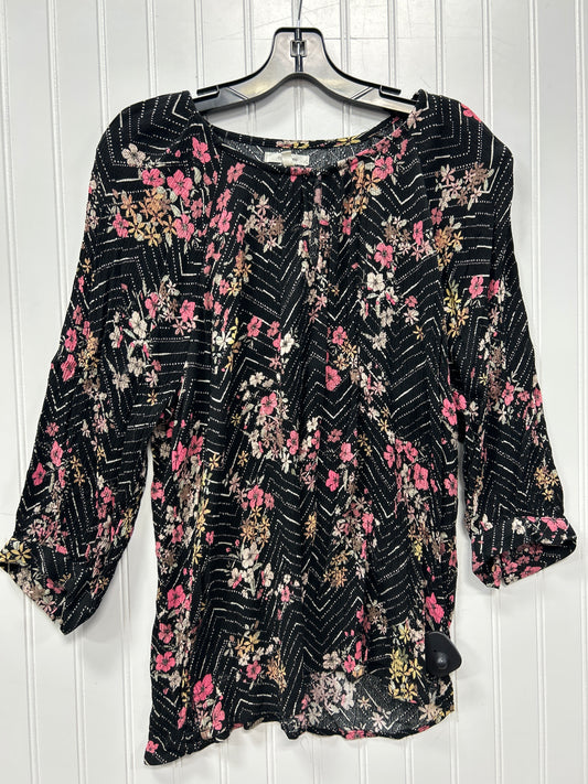Top Ls By Maurices In Black, Size:Xl