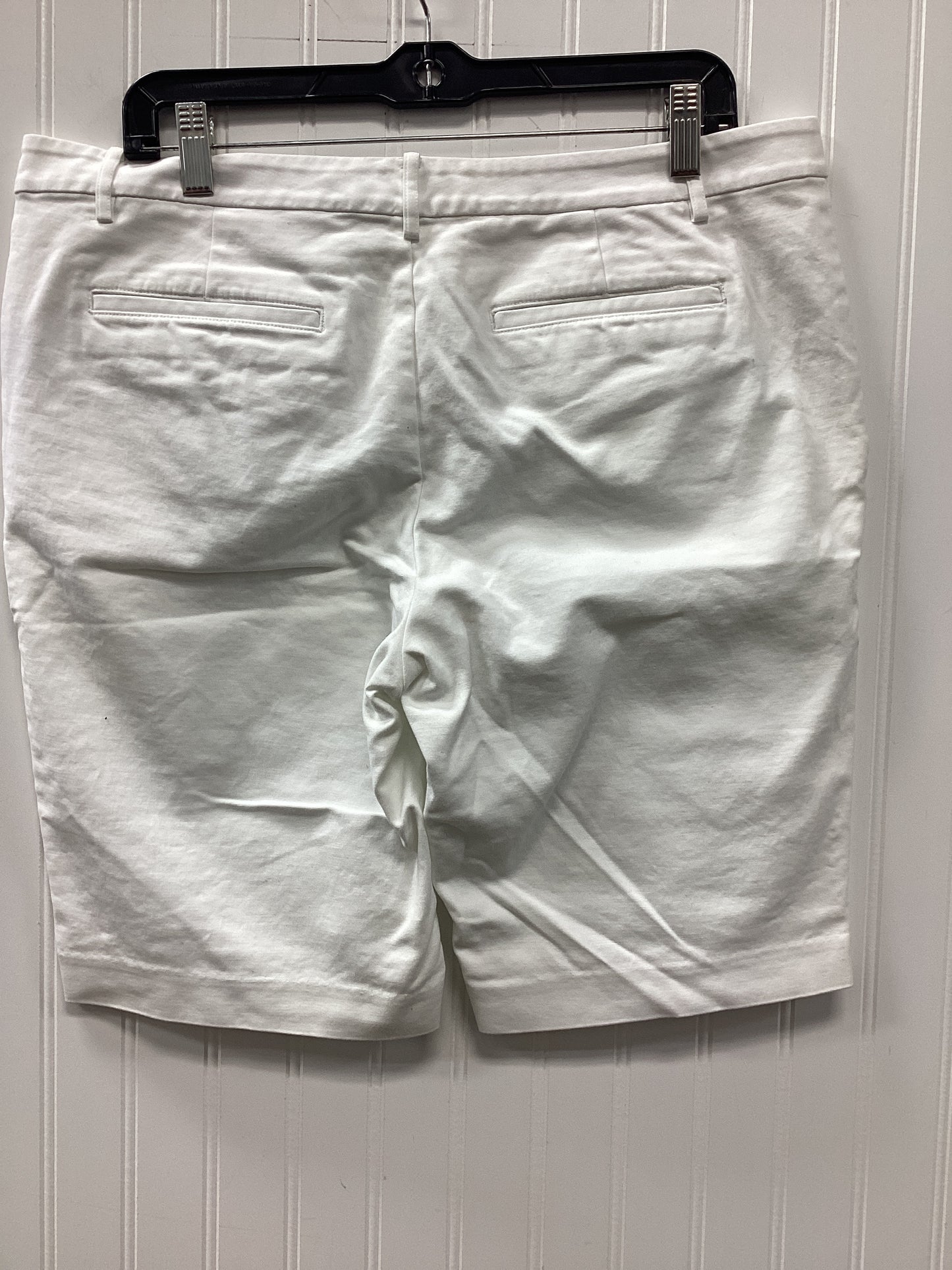 Shorts By Lauren By Ralph Lauren In White, Size:14