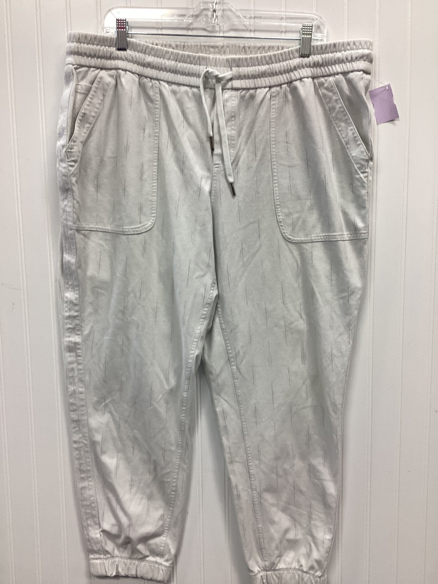 Athletic Pants By Athleta In Green & White, Size:18