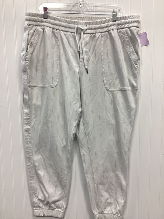 Athletic Pants By Athleta In Green & White, Size:18