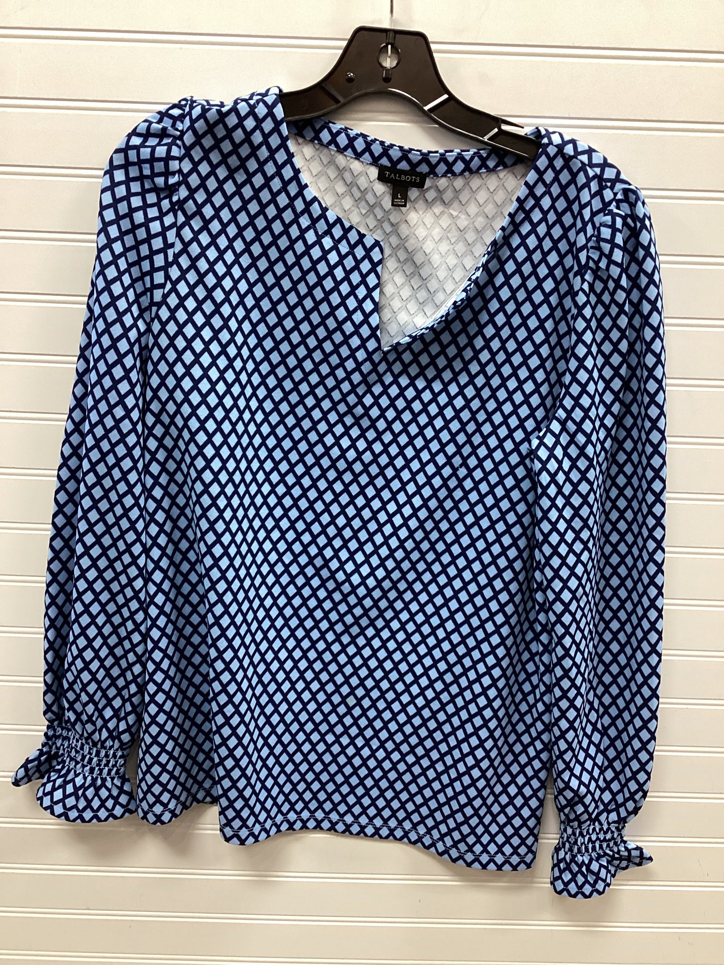 Top Ls By Talbots In Blue, Size:L
