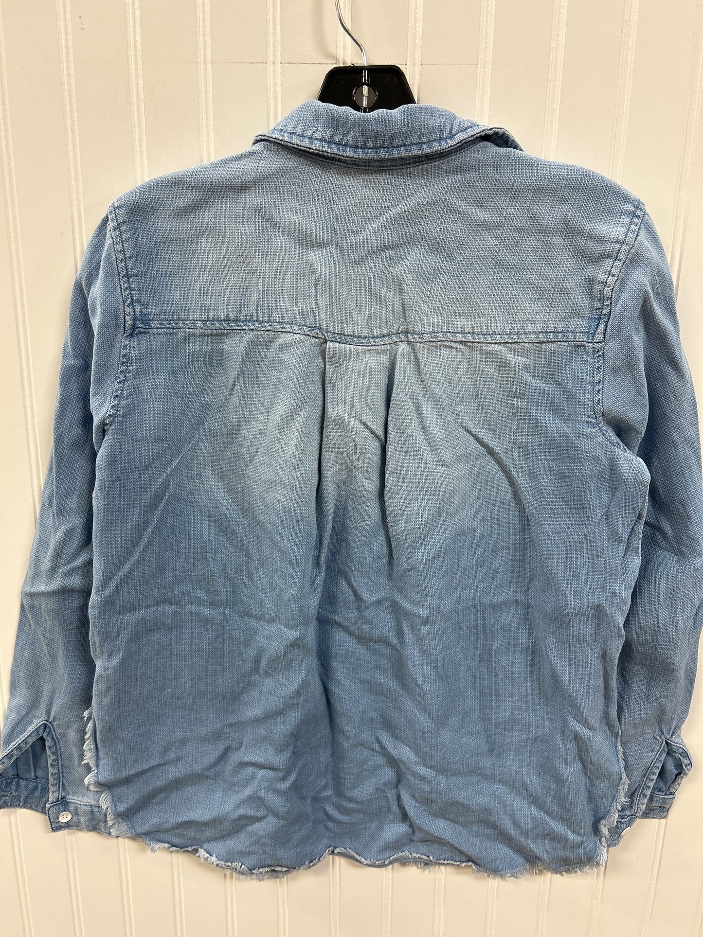 Top Ls By Cloth & Stone In Blue, Size:Xs
