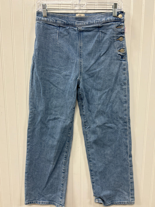 Jeans Straight By J. Crew In Blue Denim, Size:6