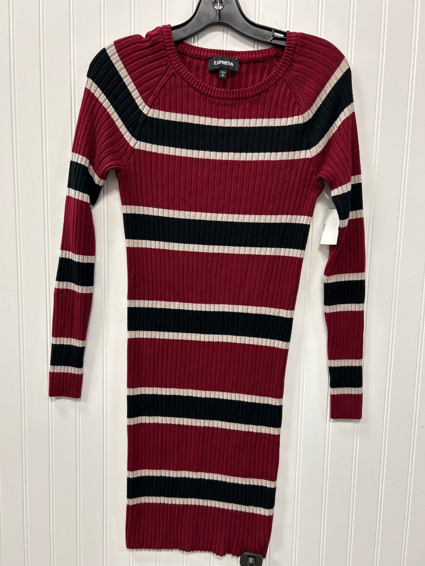 Dress Casual Midi By Express In Red, Size:M