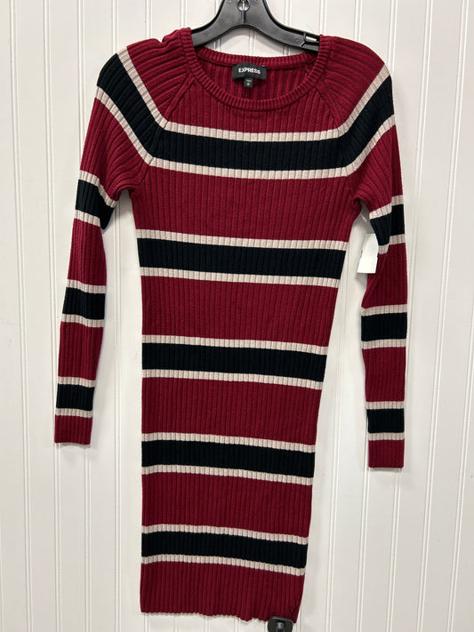 Dress Casual Midi By Express In Red, Size:M
