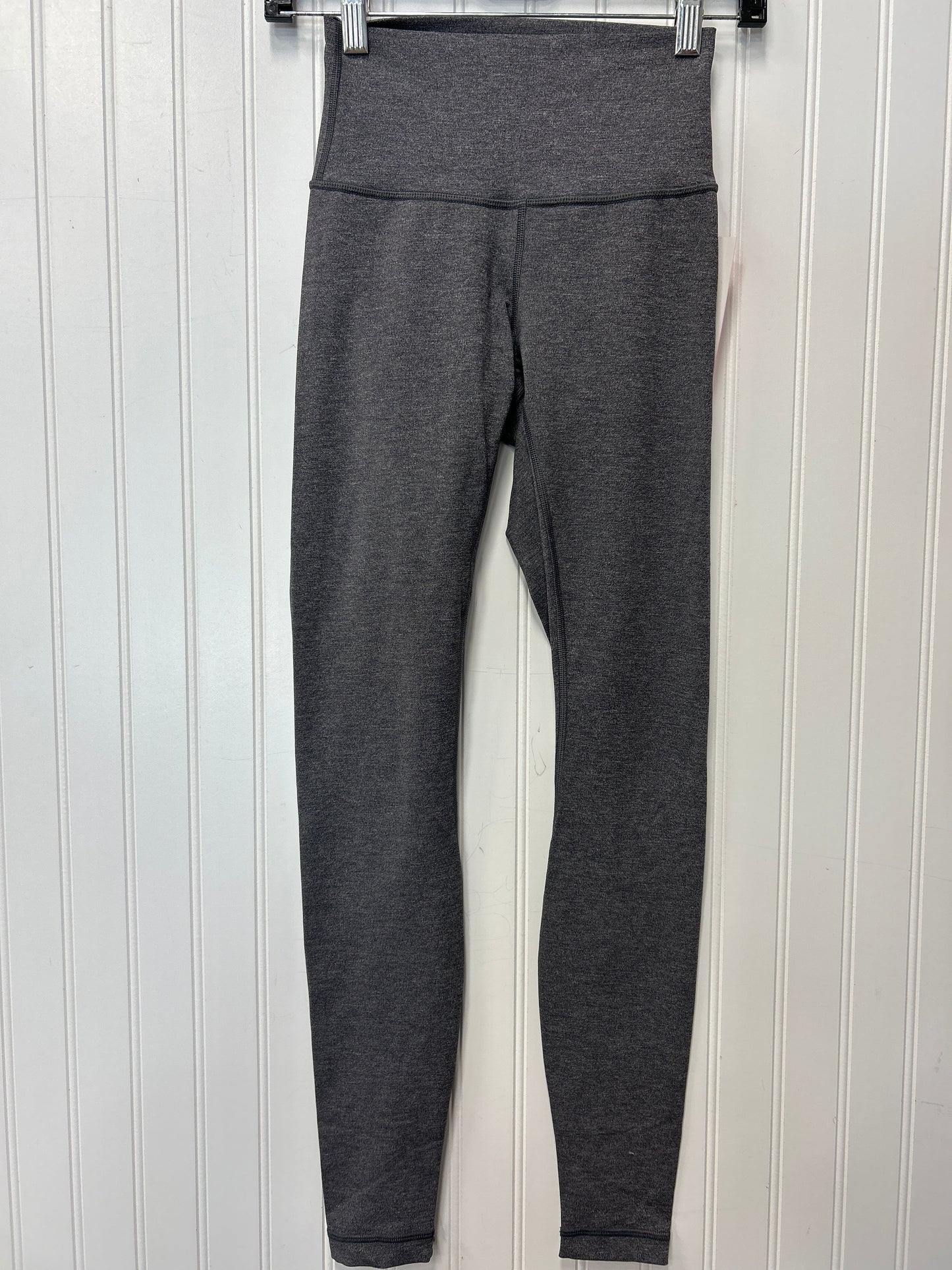 Athletic Leggings By Lululemon In Grey, Size:4