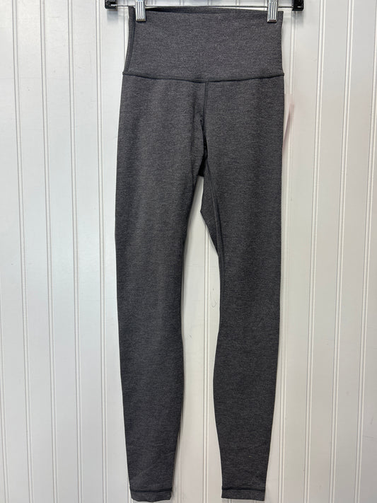 Athletic Leggings By Lululemon In Grey, Size:4