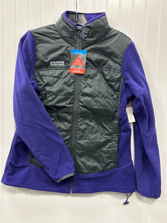 Jacket Puffer & Quilted By Columbia In Grey & Purple, Size:M