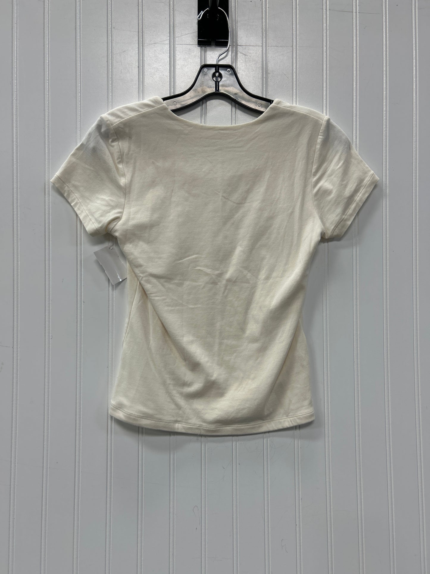 Top Ss By Tahari In Cream, Size:Xs