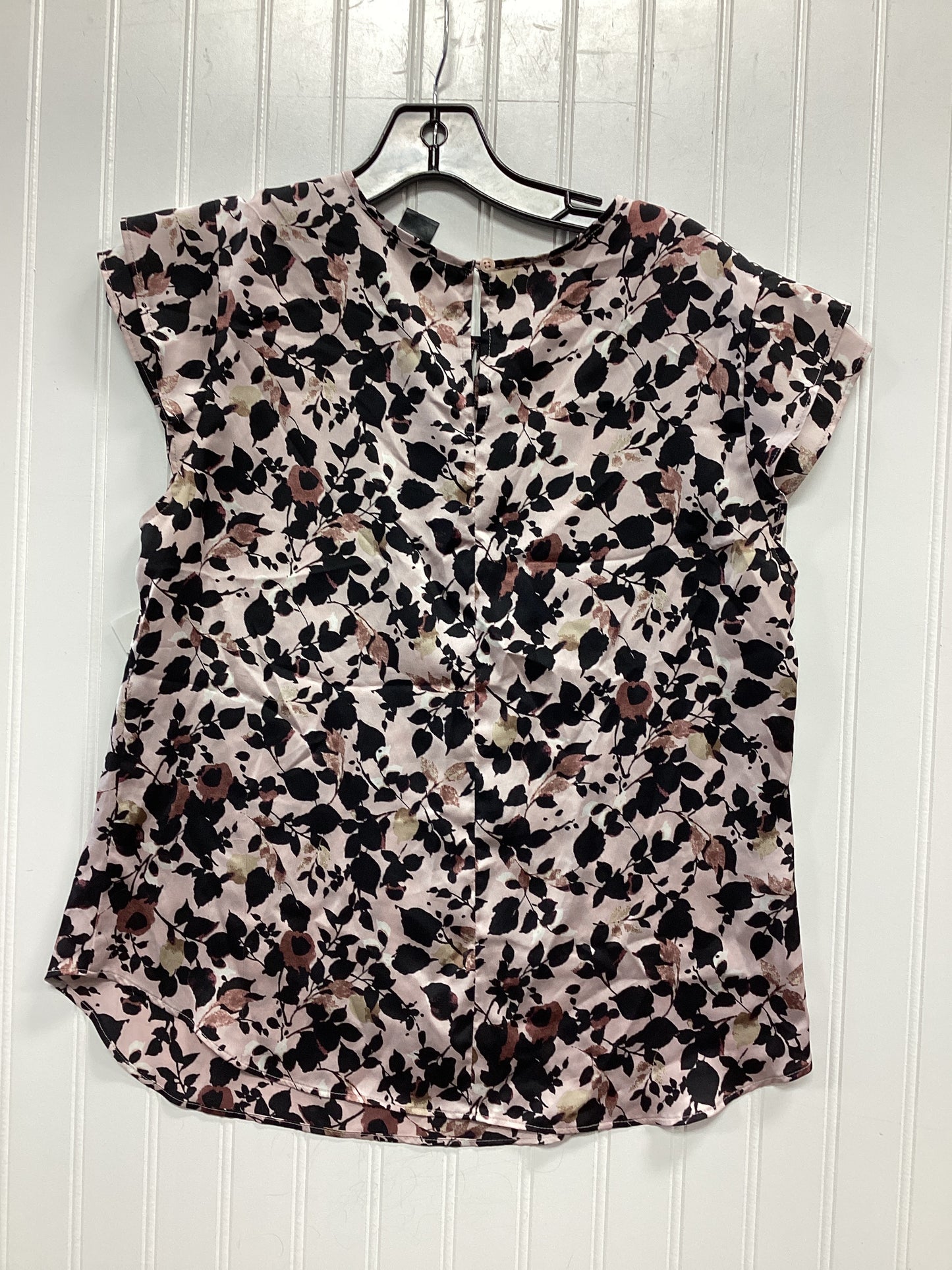 Top Ss By Ann Taylor In Black & Pink, Size:S