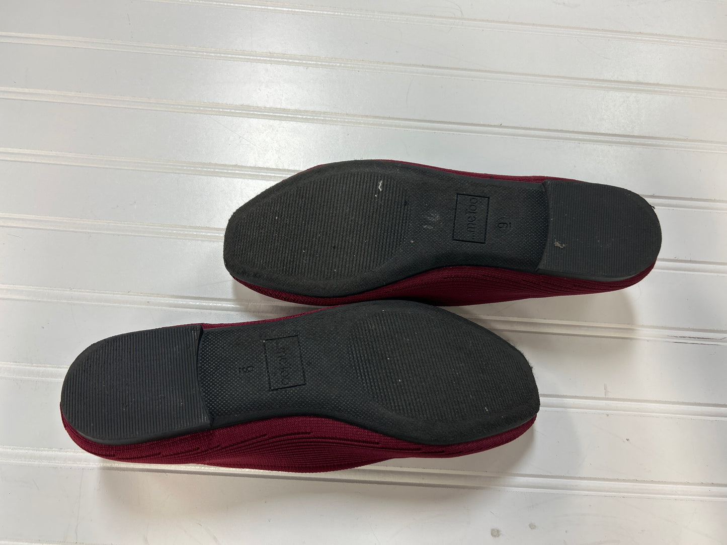 Shoes Flats By Me Too In Maroon, Size:9