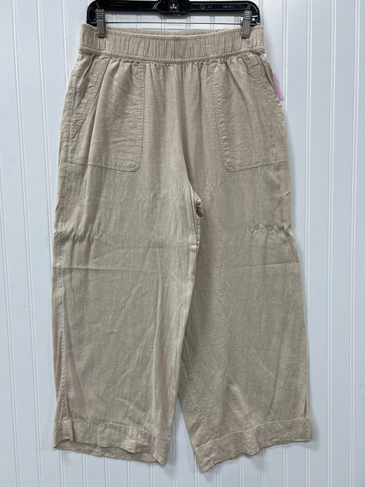 Pants Linen By Sigrid Olsen In Cream, Size:M