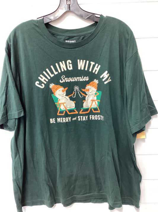 Top Ss By Old Navy In Green, Size:1X