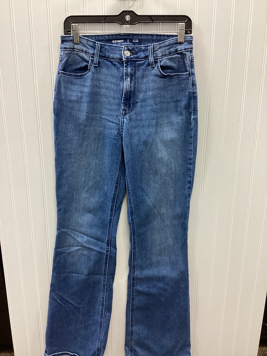 Jeans Flared By Old Navy In Blue Denim, Size:6L