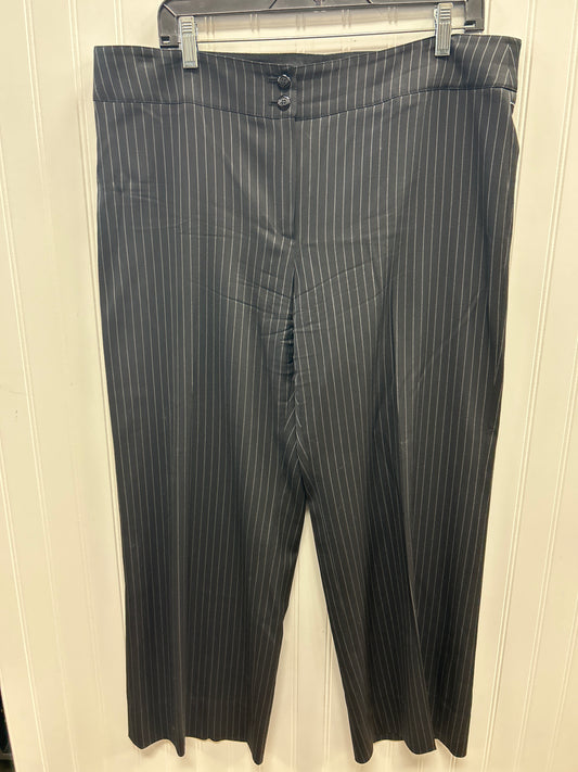 Pants Dress By Armani Collezoni In Black, Size:12
