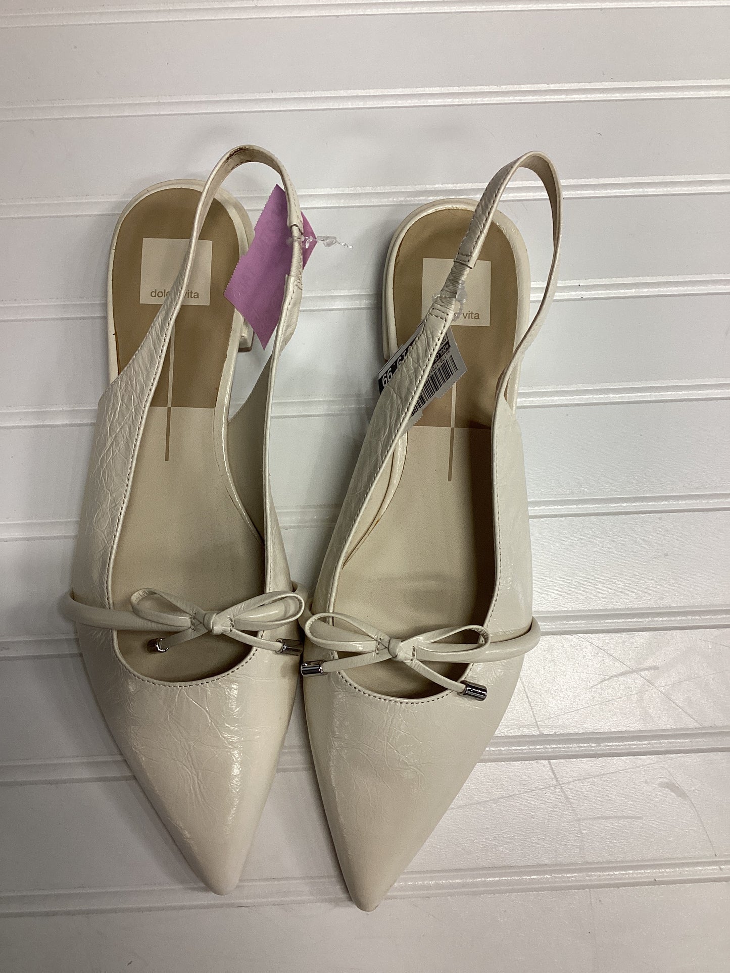 Sandals Heels Kitten By Dolce Vita In White, Size:10