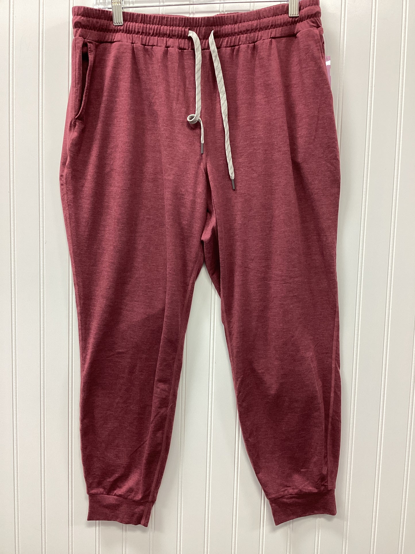 Athletic Pants By Athleta In Maroon, Size:L