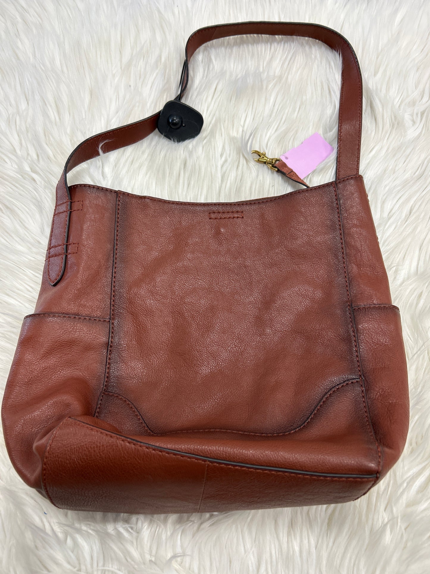 Handbag Designer By Frye In Brown, Size:Large