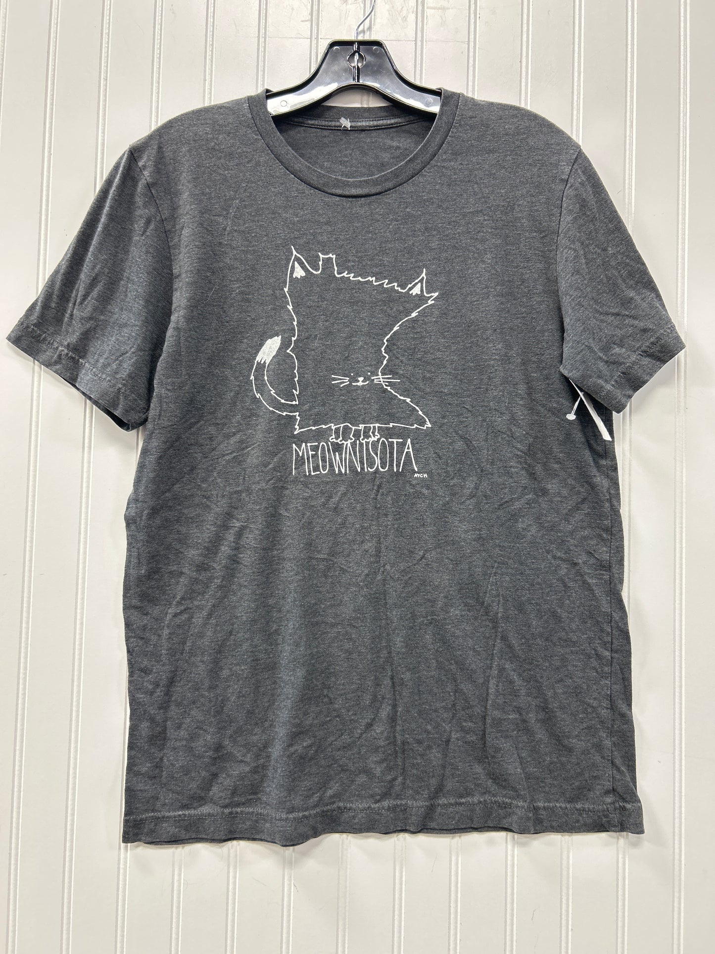 Top Ss By Clothes Mentor In Grey, Size:L