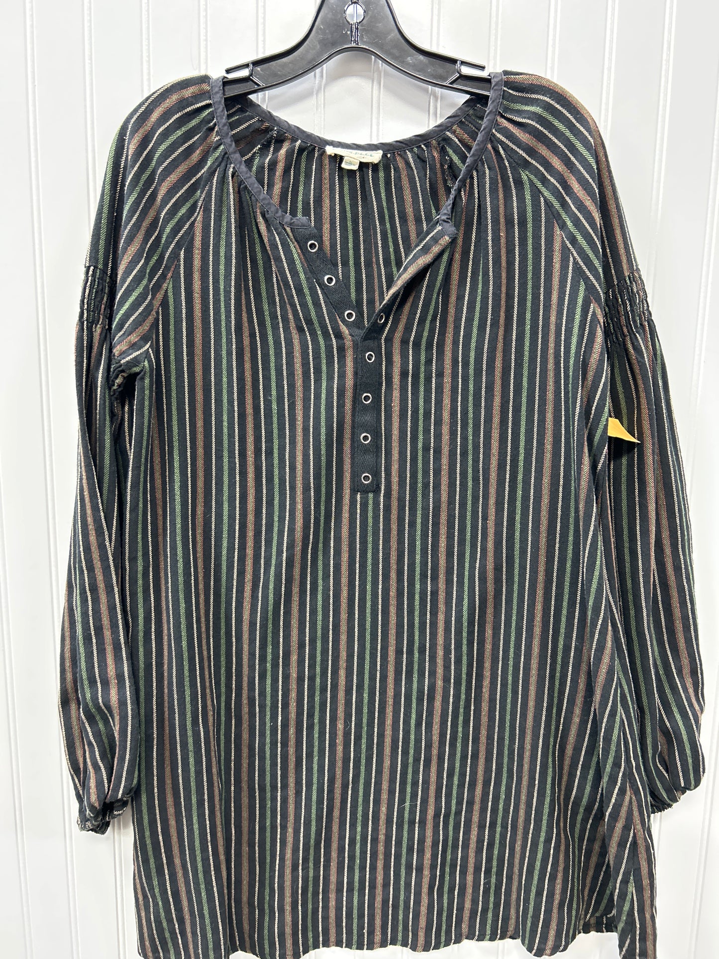 Tunic Ls By Cotton Bleu In Black, Size:S