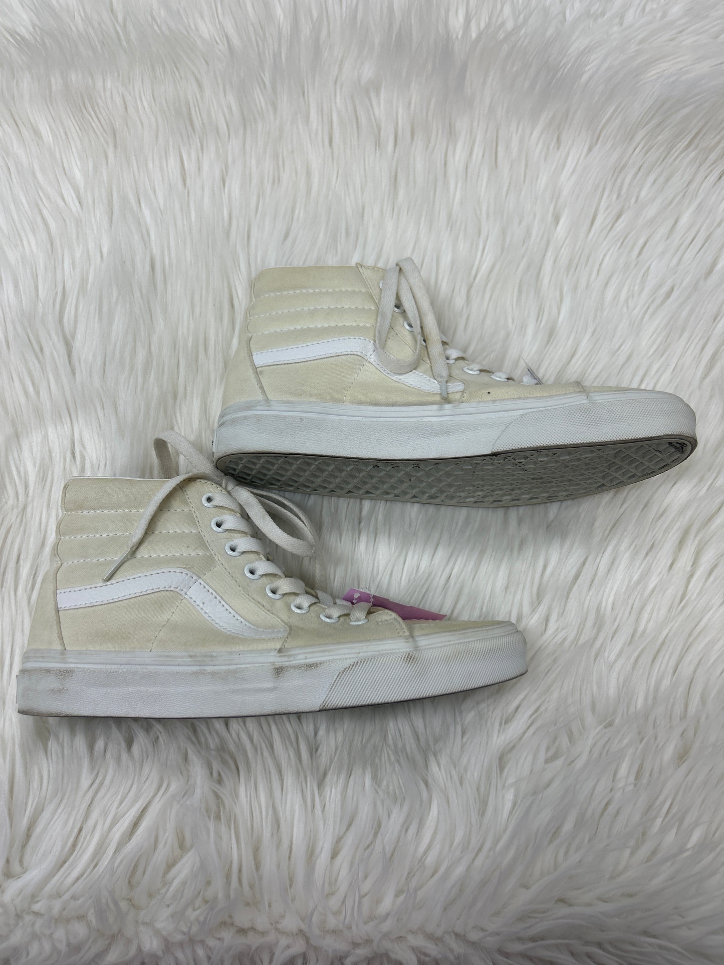 Shoes Sneakers By Vans In Cream, Size:8
