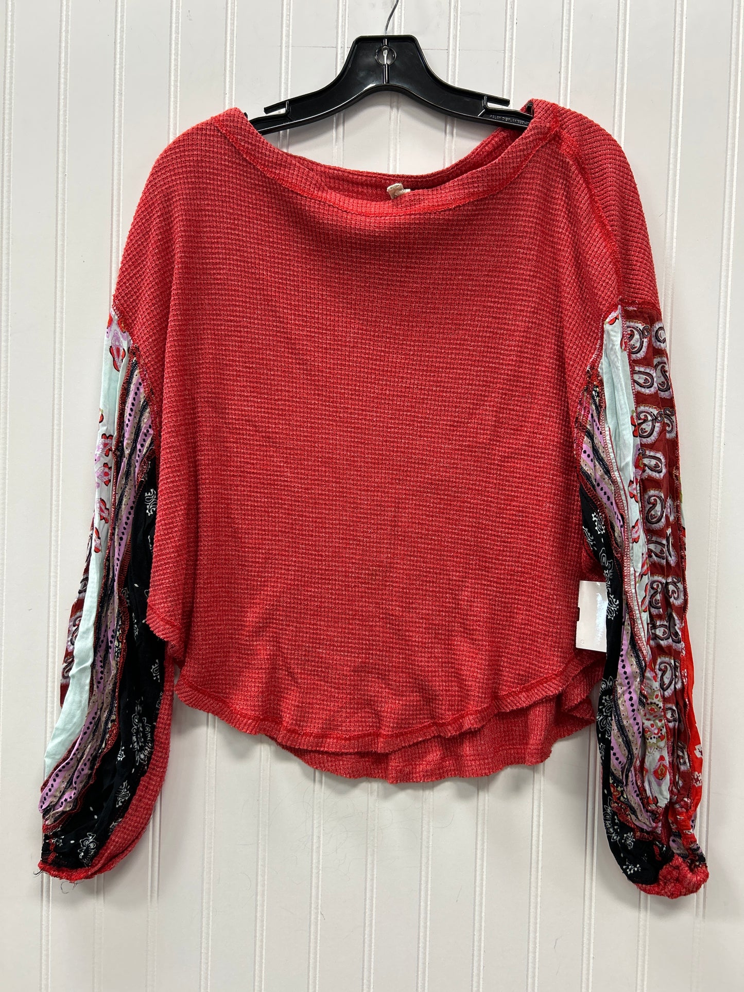 Top Ls By We The Free In Red, Size:Xs