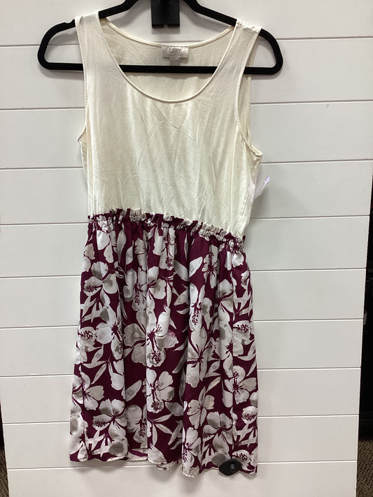 Dress Casual Short By Loft In Red & White, Size:M