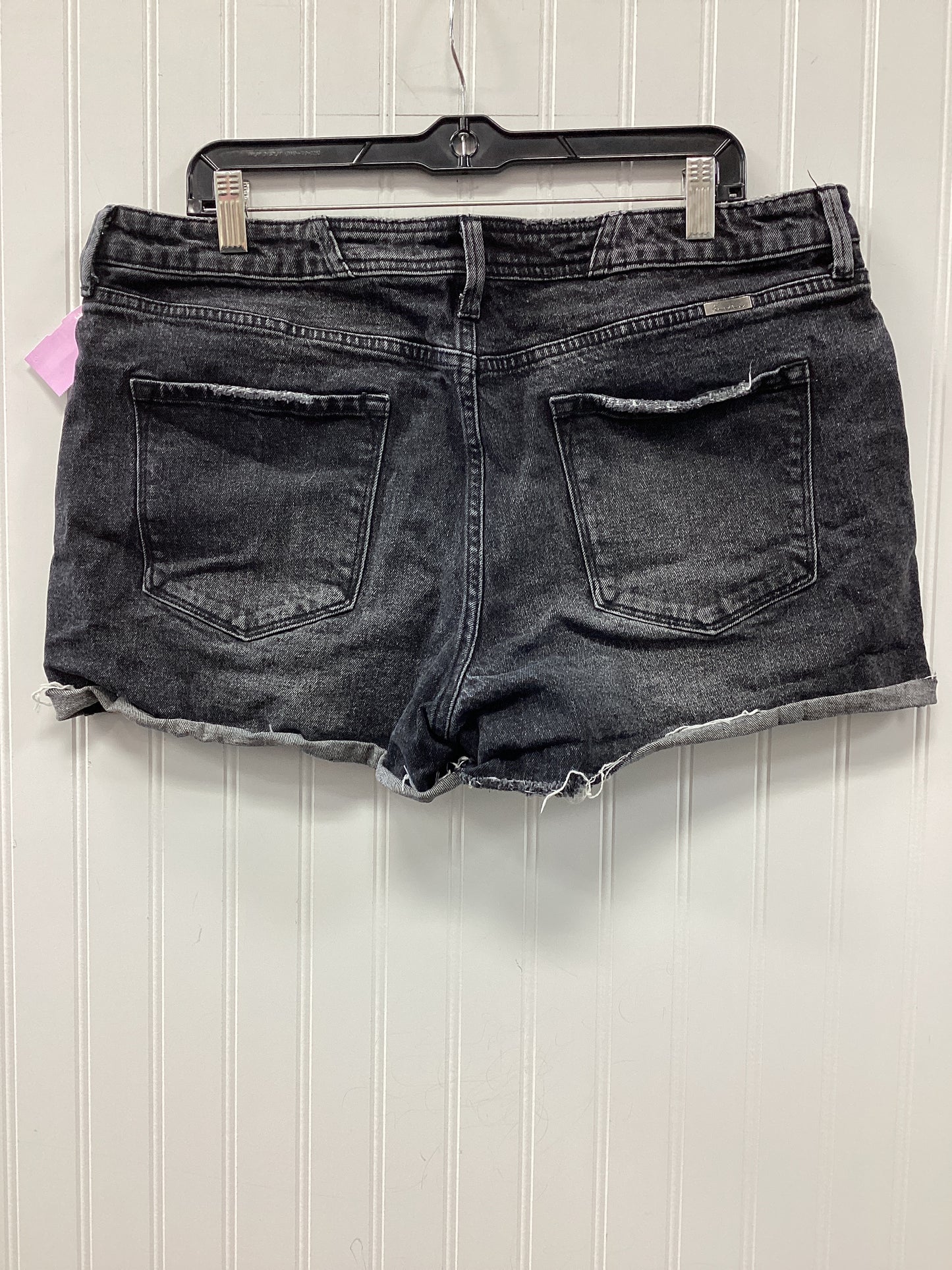 Shorts By Kancan In Black Denim, Size:12