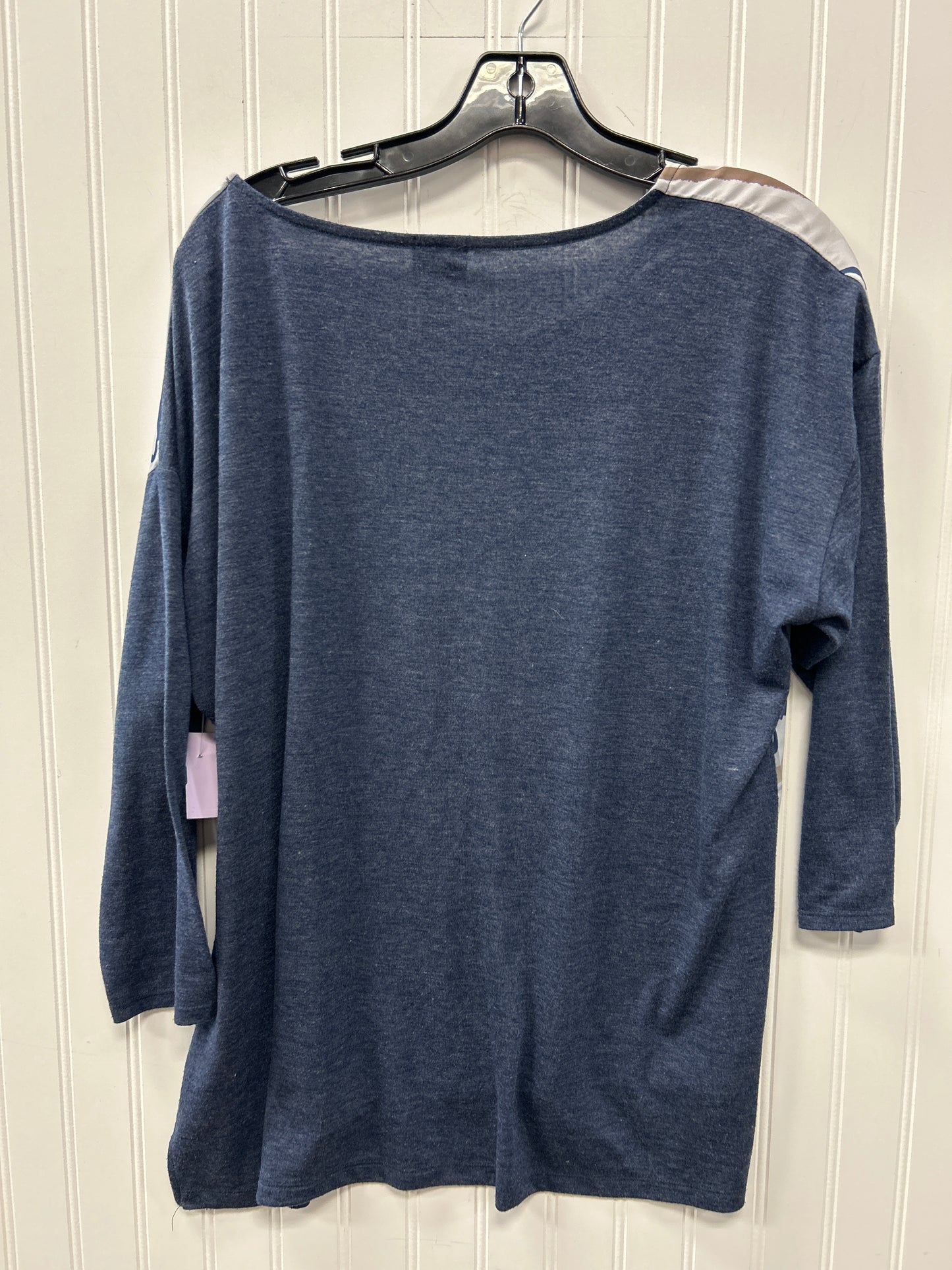 Top Ls By Chicos In Blue, Size:L