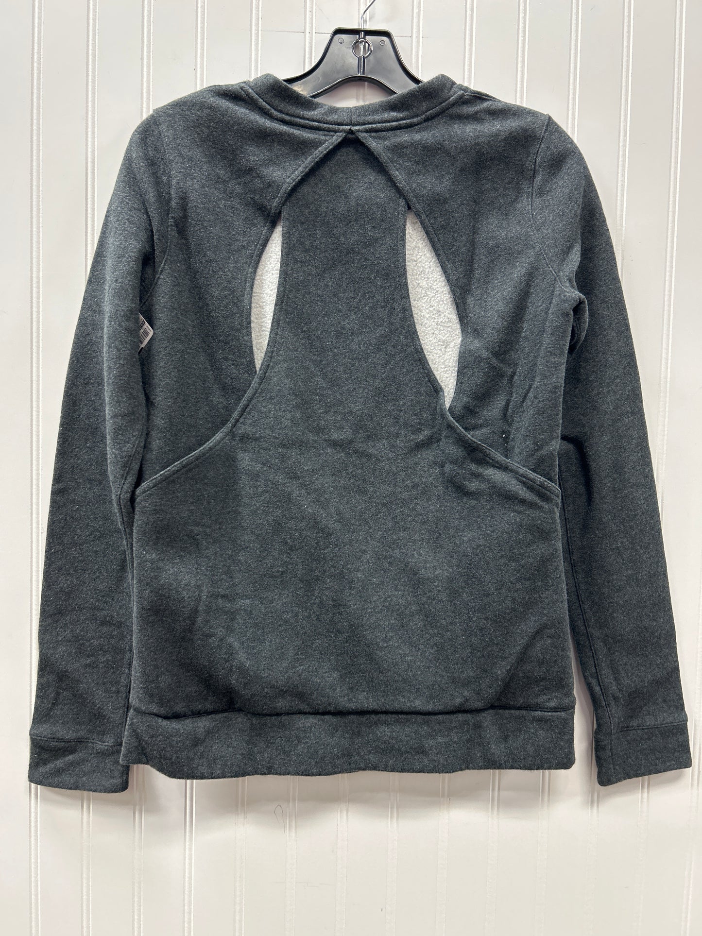 Athletic Sweatshirt Crewneck By Lululemon In Grey, Size:6