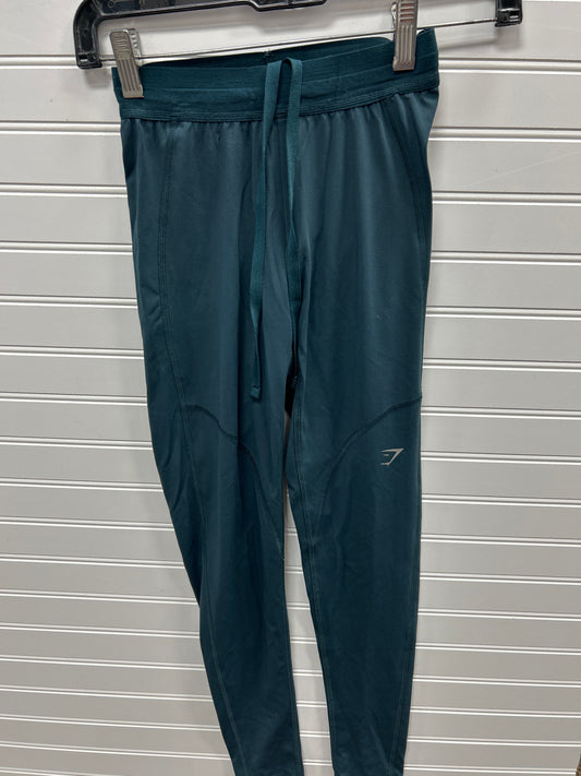 Athletic Leggings By Gym Shark In Teal, Size:Xs