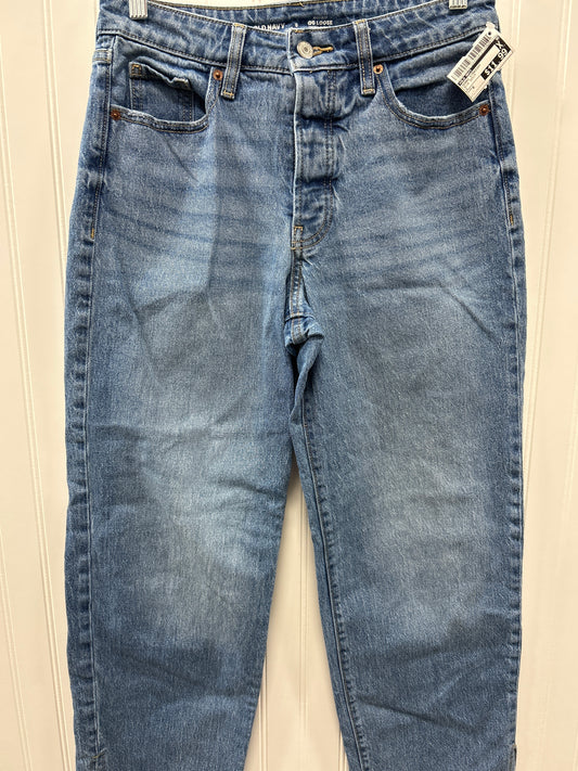 Jeans Straight By Old Navy In Blue Denim, Size:6