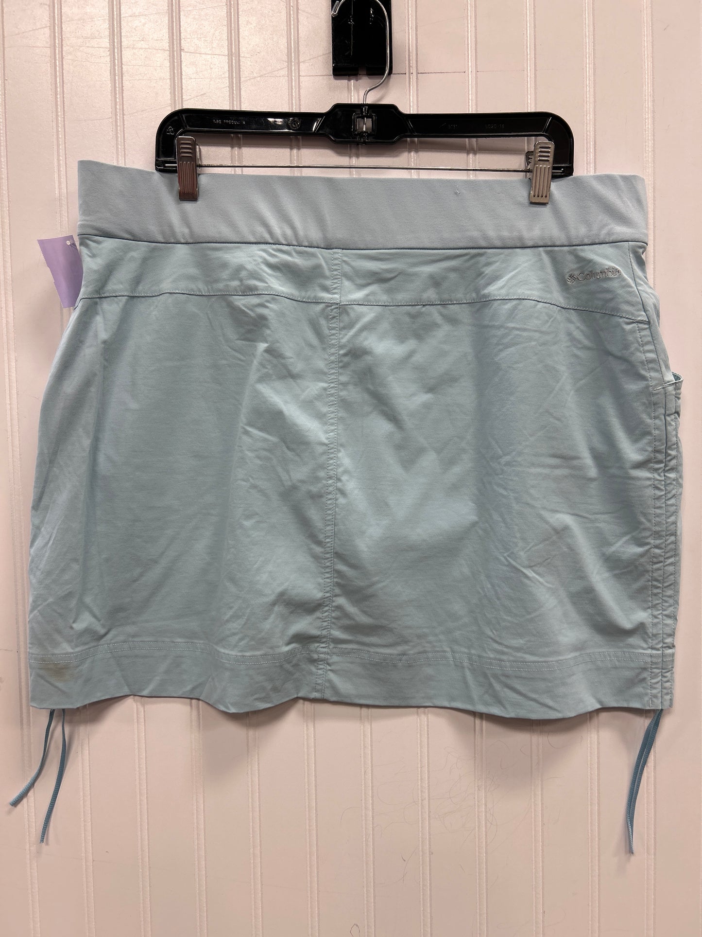 Athletic Skort By Columbia In Blue, Size:Xl