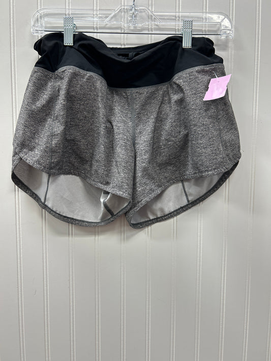 Athletic Shorts By Lululemon In Grey, Size:6