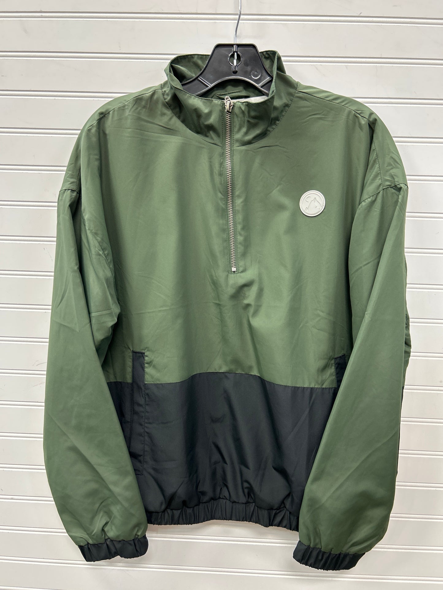 Jacket Windbreaker By Zyia In Green, Size:M