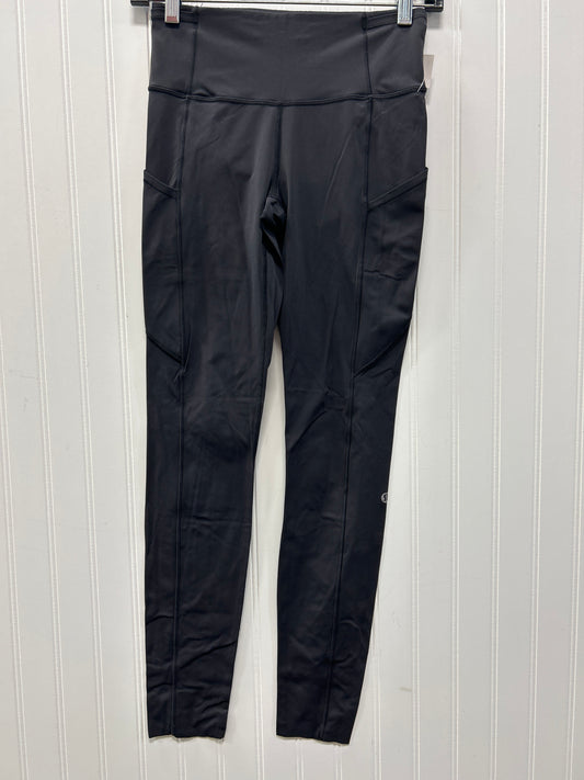 Athletic Leggings By Lululemon In Black, Size:4