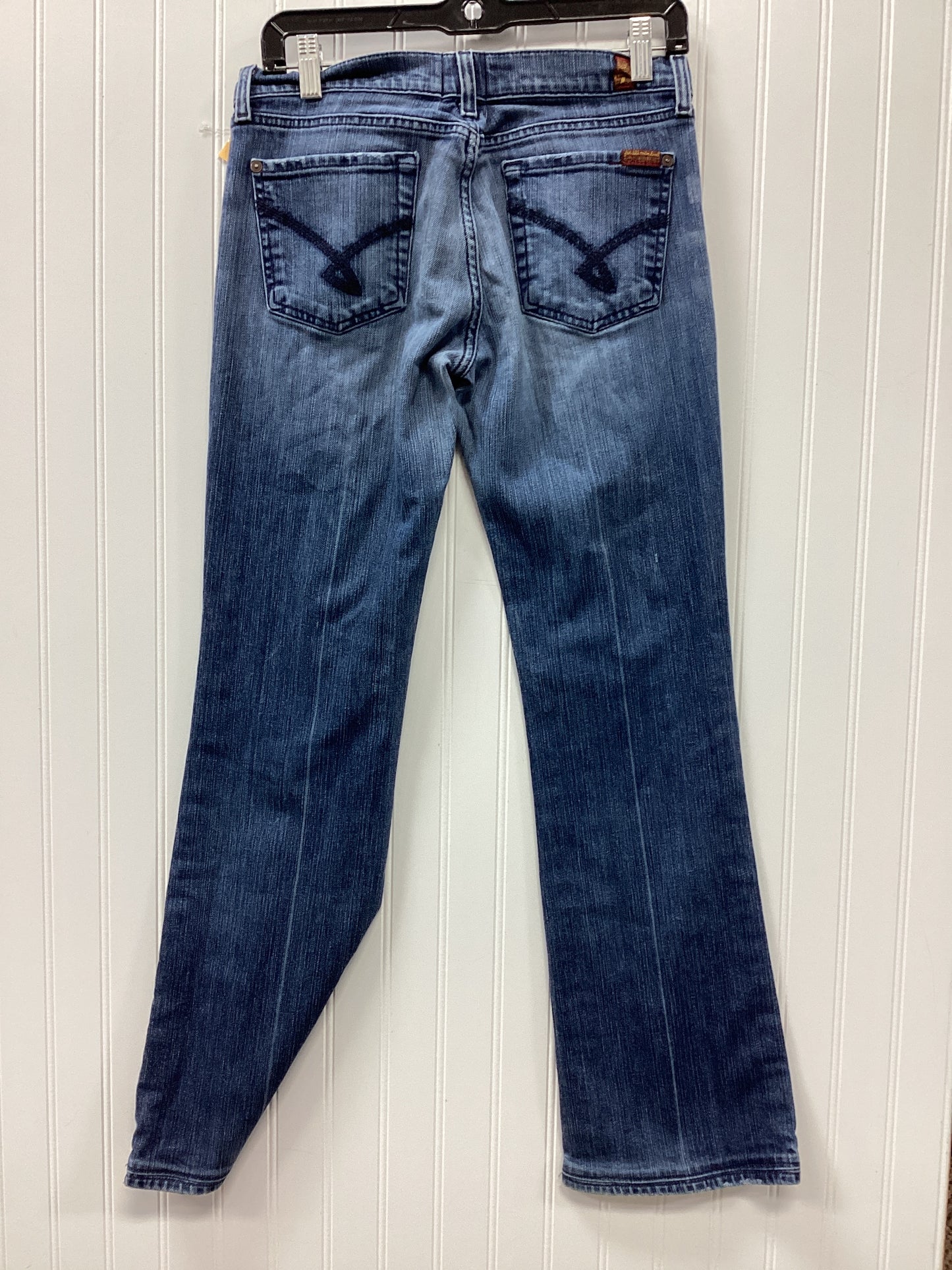 Jeans Cropped By Rock And Republic In Blue Denim, Size:4