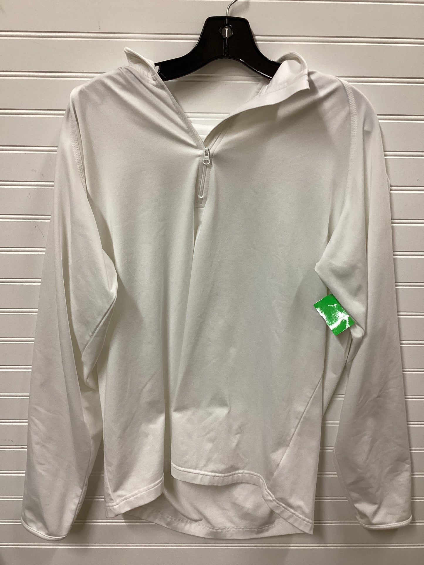 Athletic Top Ls Collar By Cmc In White, Size:L