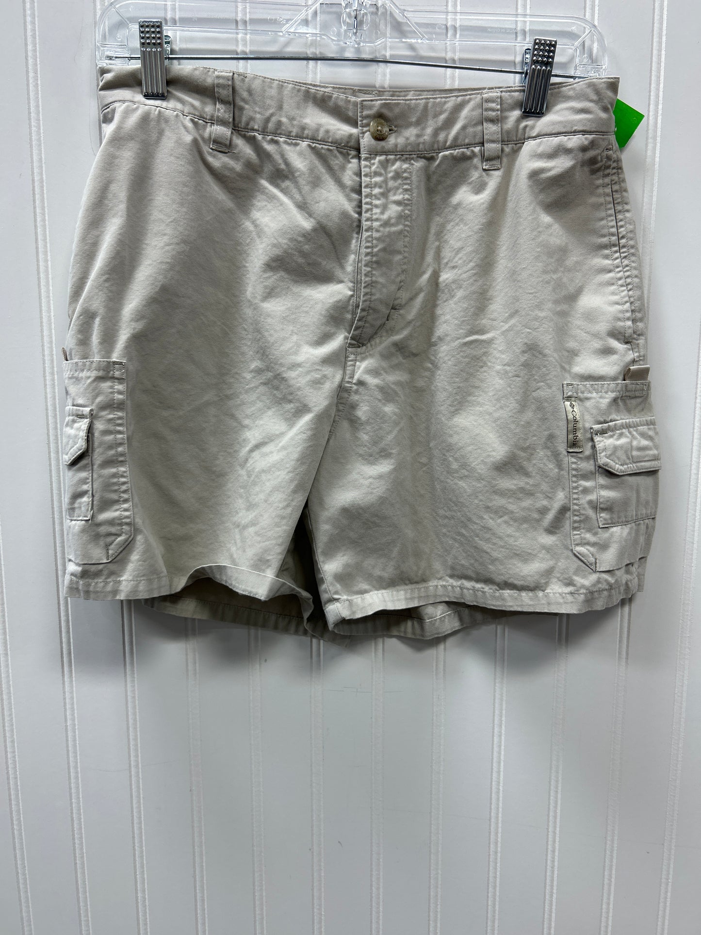 Athletic Shorts By Columbia In Grey, Size:M