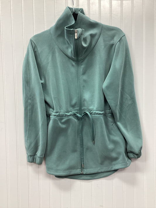 Athletic Jacket By Lululemon In Blue, Size:2