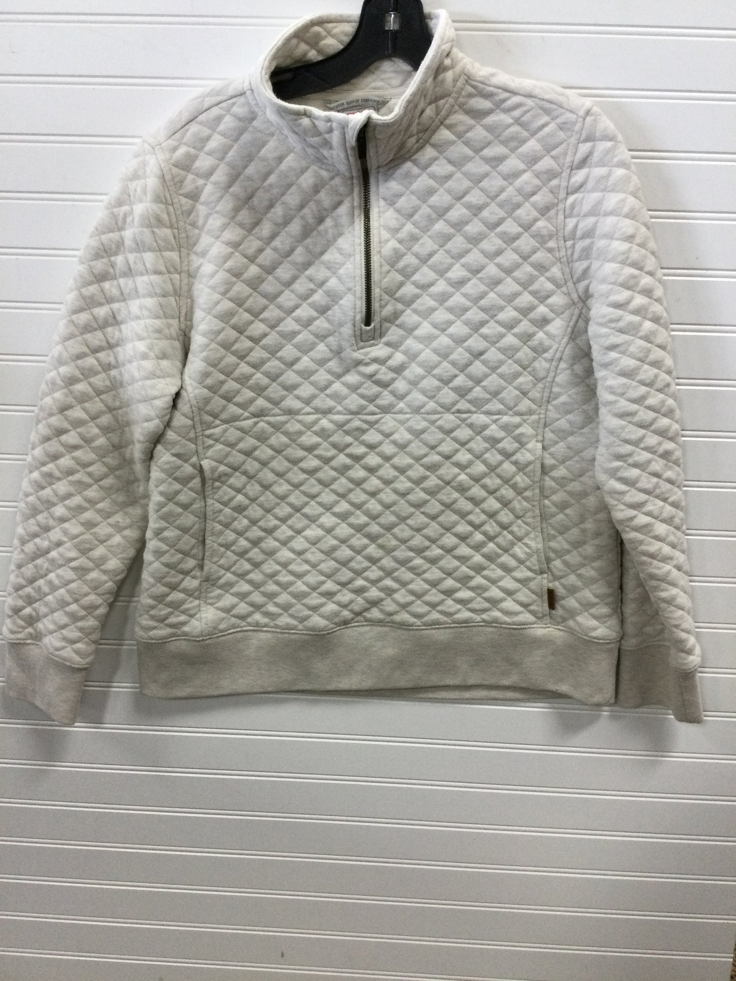 Athletic Sweatshirt Collar By Avalanche In Cream, Size:L