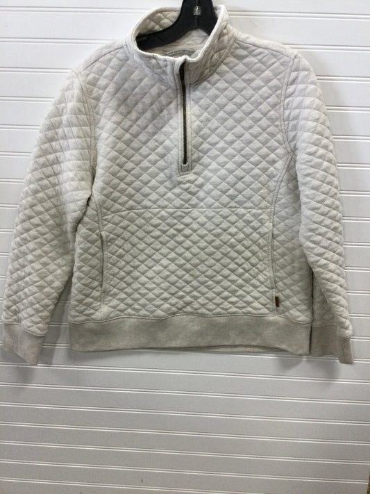 Athletic Sweatshirt Collar By Avalanche In Cream, Size:L