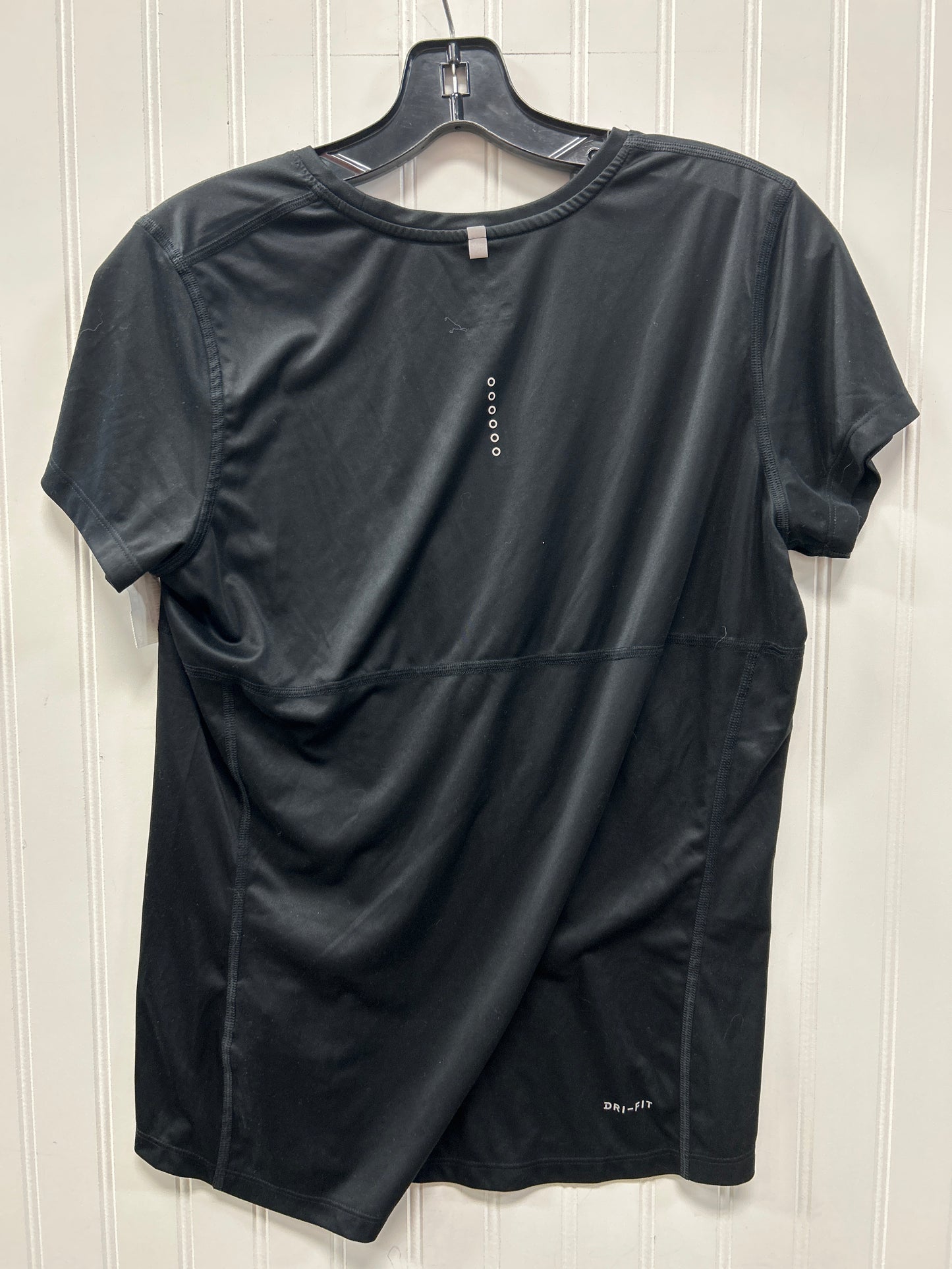 Athletic Top Ss By Nike Apparel In Black, Size:L